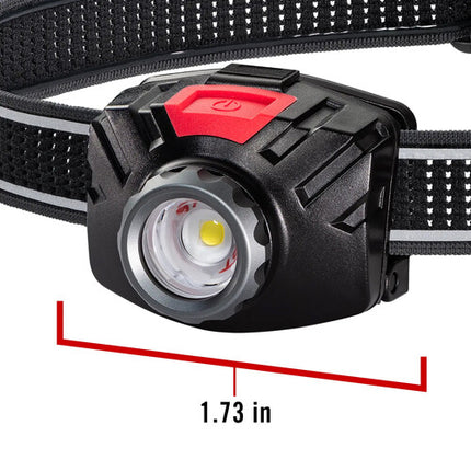 COAST FL70 Linterna Frontal LED Foco Ajustable 435 Lúmenes Baterías AAA