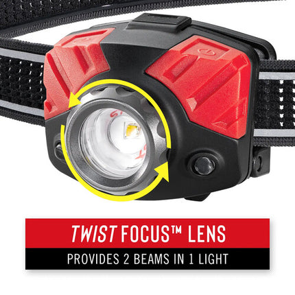 COAST FL75R Linterna Frontal LED Recargable 530 Lúmenes IPX4