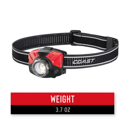 COAST FL75R Linterna Frontal LED Recargable 530 Lúmenes IPX4