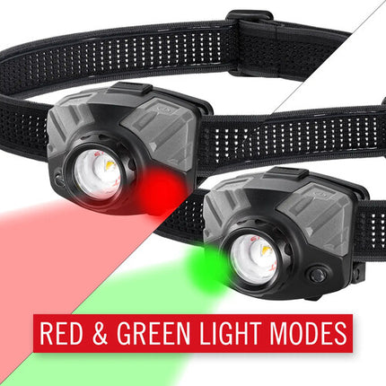 COAST FL78 Linterna Frontal LED Doble Color 435 Lúmenes IPX4 Resistente Agua