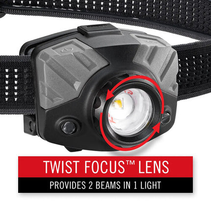 COAST FL78 Linterna Frontal LED Doble Color 435 Lúmenes IPX4 Resistente Agua