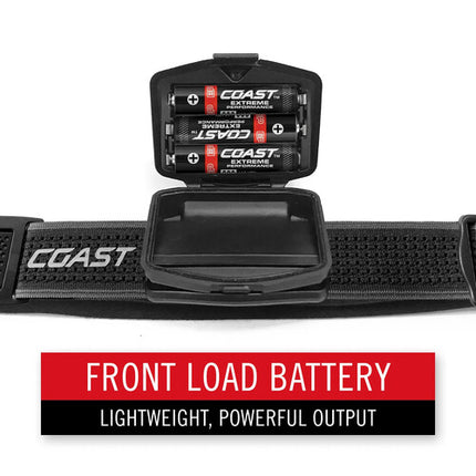 COAST FL78 Linterna Frontal LED Doble Color 435 Lúmenes IPX4 Resistente Agua