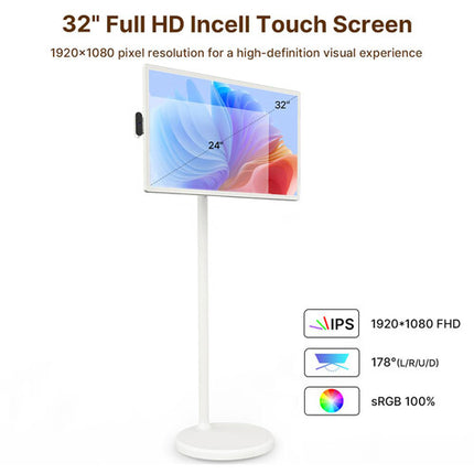 Cozyla 32" Tablet TV Portátil 4K Pantalla IPS Ultra HD 8GB RAM 128GB
