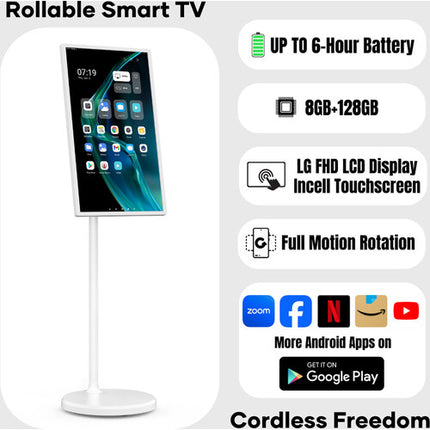 Cozyla 32" Tablet TV Portátil 4K Pantalla IPS Ultra HD 8GB RAM 128GB