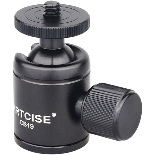 ARTCISE CB19 Mini Cabezal esférico Capacidad 3kg Base 1.1 pulgadas Bloqueo integrado