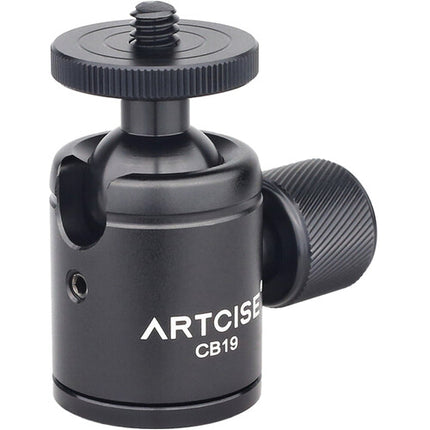 ARTCISE CB19 Mini Cabezal esférico Capacidad 3kg Base 1.1 pulgadas Bloqueo integrado