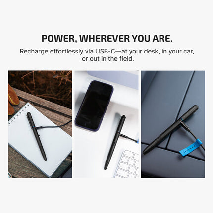 Olight O'Pen 3 Linterna Bolígrafo Recargable Luz Blanca Roja Láser Verde USB-C