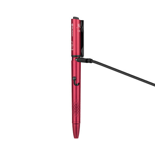 Olight O'Pen 3 Linterna Recargable con Luz Blanca y Roja y Láser Verde