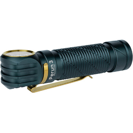 Olight Perun 3 Linterna LED Recargable 3000 Lúmenes 5000mAh con Banda Ajustable