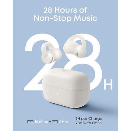 Soundcore by Anker C50i Auriculares Inalámbricos Clip-On 28h IP55 Blanco