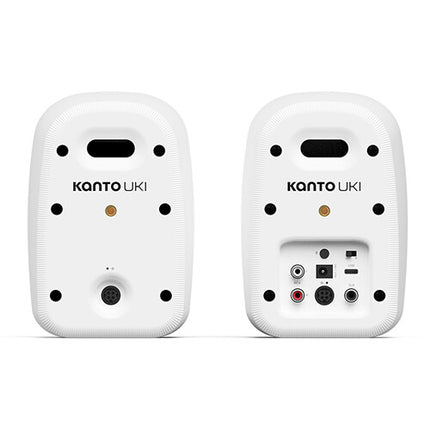 Kanto Living Uki Altavoces Activos de Escritorio 2-Vías con Bluetooth y USB-C Blanco