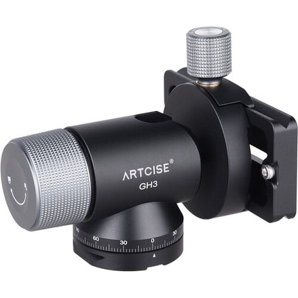 ARTCISE GH3P Cabezal Gimbal para Monopie Capacidad 15kg 360° Panorámico