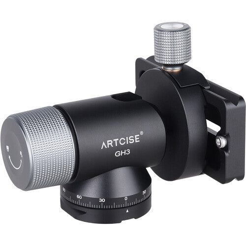 ARTCISE GH3P Cabezal Gimbal para Monopie Capacidad 15kg 360° Panorámico