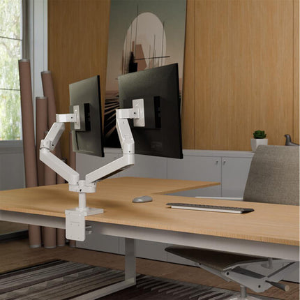 Ergotron LX Pro Soporte para Escritorio Brazo Dual para Monitores de 27" Blanco