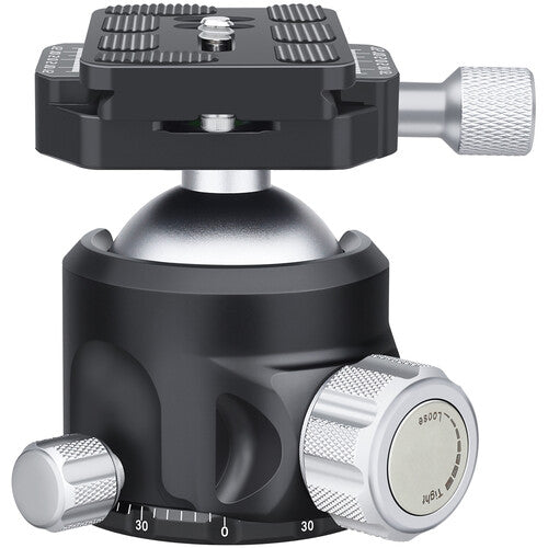 ARTCISE LB44 Cabeza de Bola de Perfil Bajo Capacidad 55 lb Altura 3.5" con Estuche
