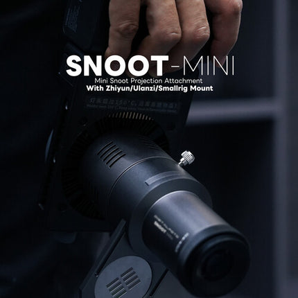 DigitalFoto Solution Limited Mini Snoot Proyector con 3 Monturas 2.5" y 35°