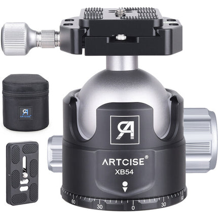 ARTCISE XB54 Cabezal esférico bajo perfil capacidad 77 2 lb con cierre rápido Arca-Type