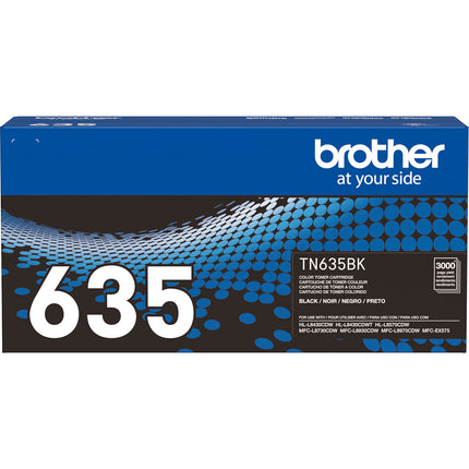 Brother Genuine Standard-Yield TN635 Tóner Negro para Impresora Láser 3000 Páginas Compatible