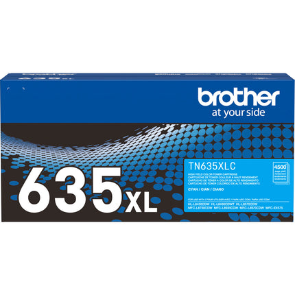 Brother TN635XL Tóner Cian Alta Capacidad 4500 Páginas Compatible Laser