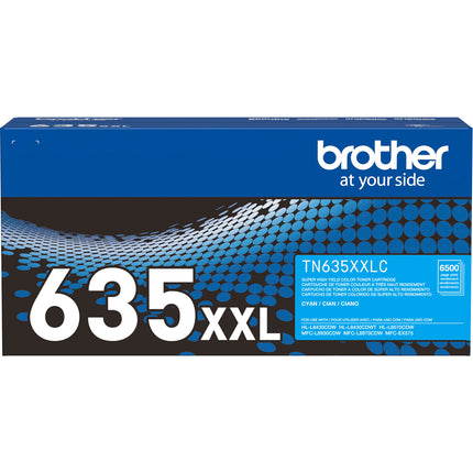 Brother Super High Yield TN635XXL Toner Cian para Impresoras Láser 6500 Páginas