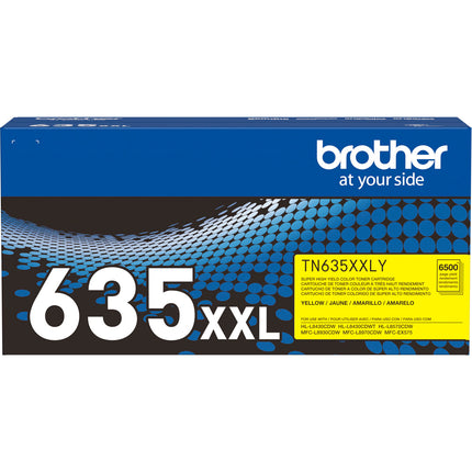 Tóner Brother Original TN635XXL Amarillo Alto Rendimiento 6500 Páginas