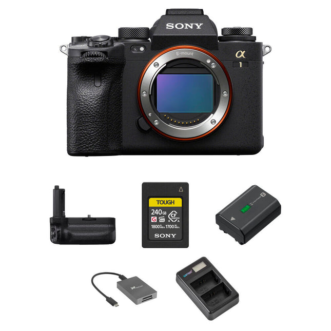 Sony a1 Cámara sin Espejo 50MP 8K 30p con Kit de Rendimiento