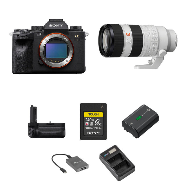 Sony a1 Cámara Mirrorless con Sensor 50MP 30fps y Lente 70-200mm f/2.8 II