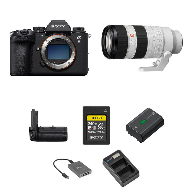 Sony a9 III Cámara sin Espejo 24.6MP 4K 120p con Lente 70-200mm f2.8 II
