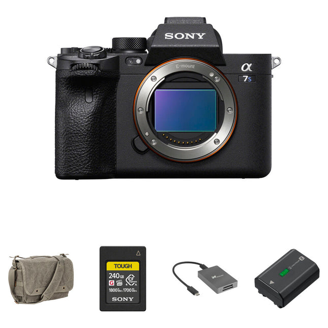 Sony a7S III Cámara Mirrorless 12MP UHD 4K 120p Kit Essentials
