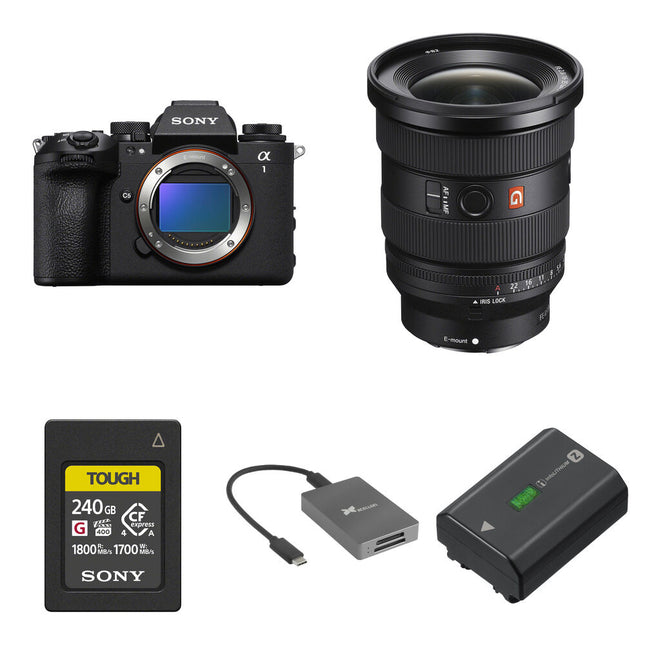 Sony a1 II Cámara sin Espejo 50MP 16-35mm f2.8 240GB Kit Essentials+