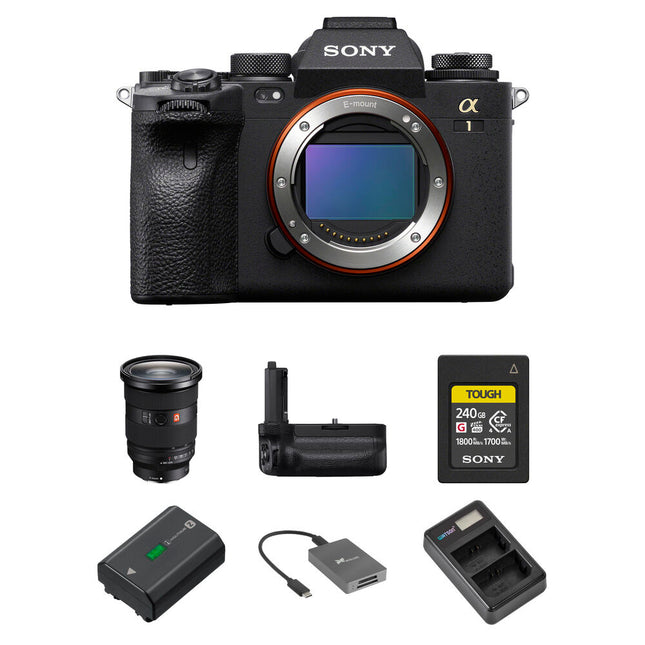 Sony a1 Cámara sin Espejo con Lente 24-70mm f/2.8 II 50MP 8K y Kit de Rendimiento