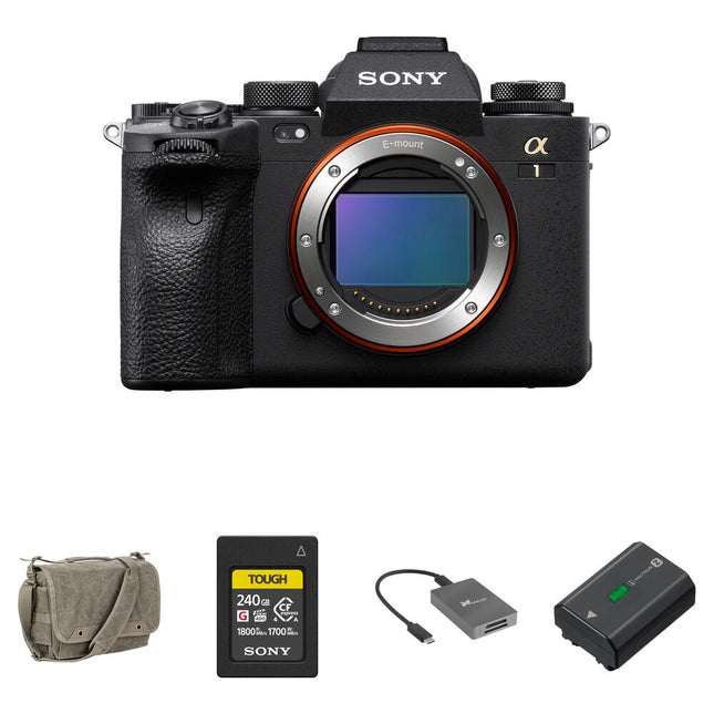 Sony a1 Cámara Sin Espejo 50MP 8K Kit Essentials+ 240GB CFexpress