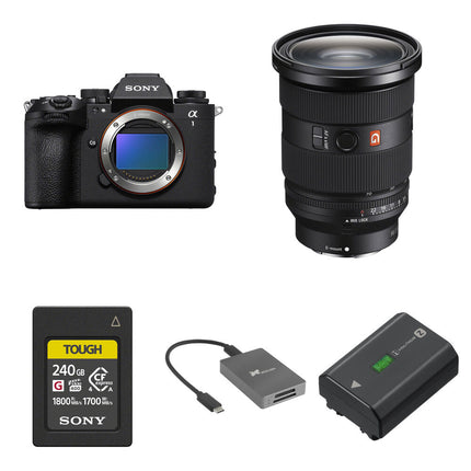 Sony a1 II Cámara Sin Espejo con Lente 24-70mm f2.8 50MP y Kit Essentials