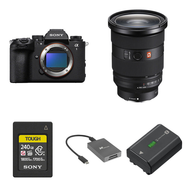 Sony a1 II Cámara Sin Espejo con Lente 24-70mm f2.8 50MP y Kit Essentials