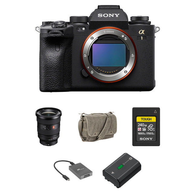 Sony a1 Cámara sin Espejo con Lente 16-35mm f2.8 50MP y Kit Essentials Plus