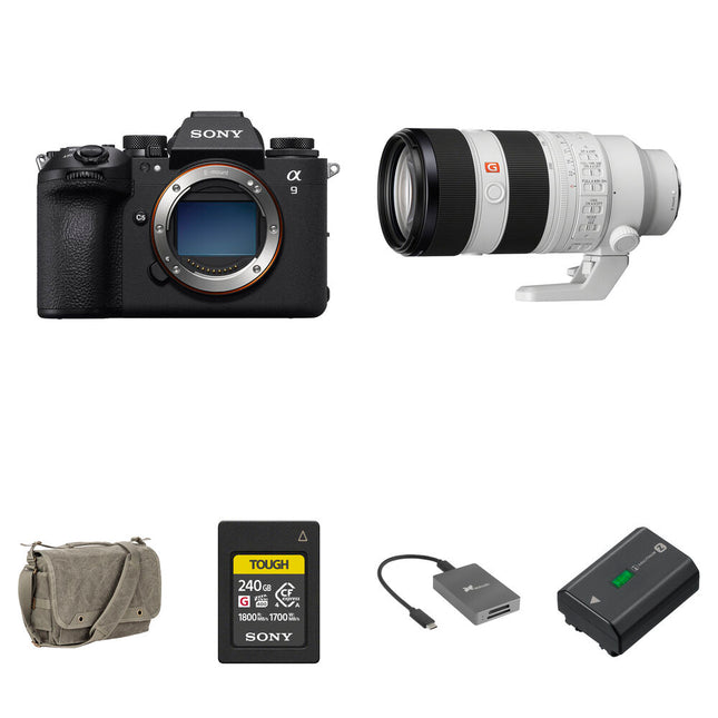 Sony a9 III Cámara Sin Espejo 24.6MP 120fps con Lente 70-200mm f/2.8 y Kit Essentials