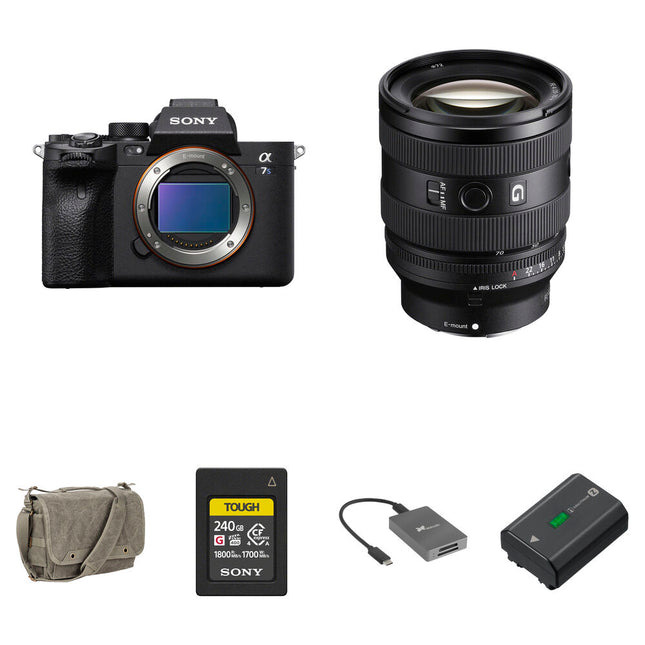 Cámara Sin Espejo Sony a7S III 12MP 4K 120p con Lente 20-70mm f4 y Kit Essentials+