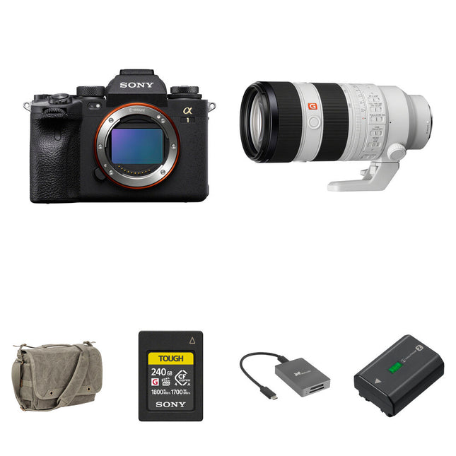 Sony a1 Cámara Sin Espejo 50MP 8K 30p con Lente 70-200mm F2.8 y Kit Completo