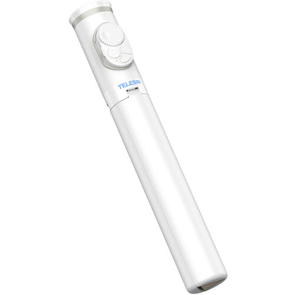 TELESIN Trípode y Palo Selfie 51'' con Control Remoto Bluetooth para Smartphones con Capacidad 1.1 lb y Rango 1.8-3.5''