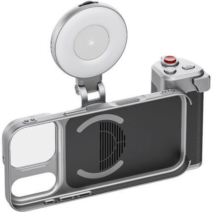 TELESIN Master Grip para iPhone 17 Pro Agarre ergonómico Batería 3200mAh Combo Creator