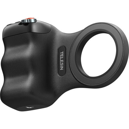 TELESIN Fun Shot Magnetic Grip Negro Empuñadura Ergonómica con Batería Recargable USB-C