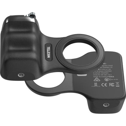 TELESIN Fun Shot Magnetic Grip Negro Empuñadura Ergonómica con Batería Recargable USB-C