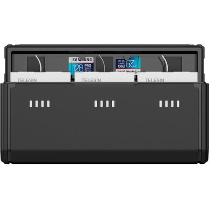 TELESIN Stamina Kit Baterías 1950mAh para GoPro HERO13 y Cargador 3 Ranuras