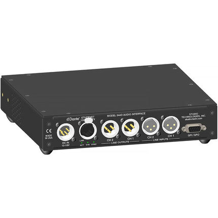 Studio Technologies Model 544D Interfaz de Audio Analógico Dante con 2 Entradas y 2 Salidas XLR