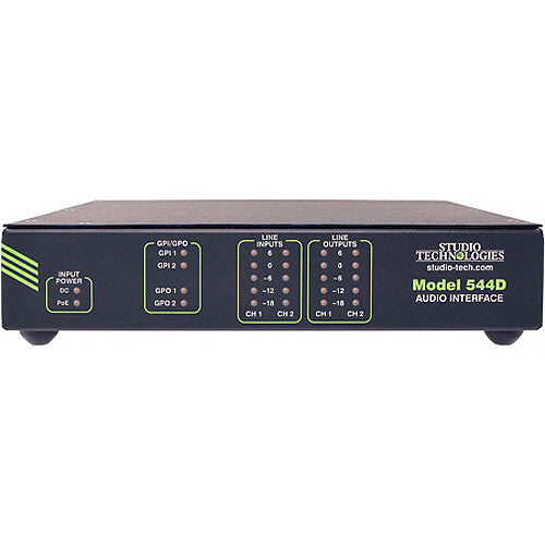 Studio Technologies Model 544D Interfaz de Audio Analógico Dante con 2 Entradas y 2 Salidas XLR