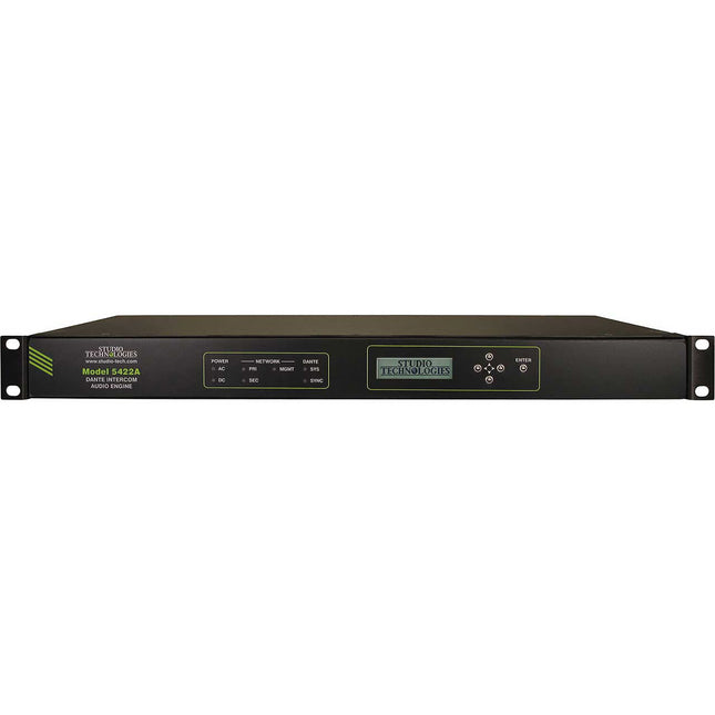Studio Technologies Model 5422A Motor de Audio Intercom Dante 32 canales 3 puertos Ethernet