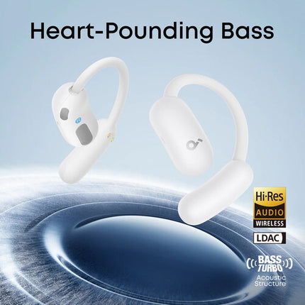 Soundcore by Anker AeroFit 2 Auriculares Inalámbricos Traducción 35 Horas Blanco