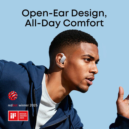 Soundcore by Anker AeroFit 2 Auriculares Inalámbricos Traducción 35 Horas Blanco