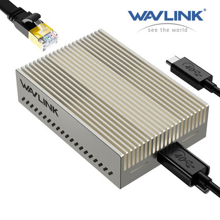 Wavlink USB4 Adaptador Ethernet 10G USB-C Conexión RJ45 10 Gbps