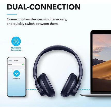 Soundcore by Anker Q20i Auriculares inalámbricos con ANC 40mm 40h batería azul